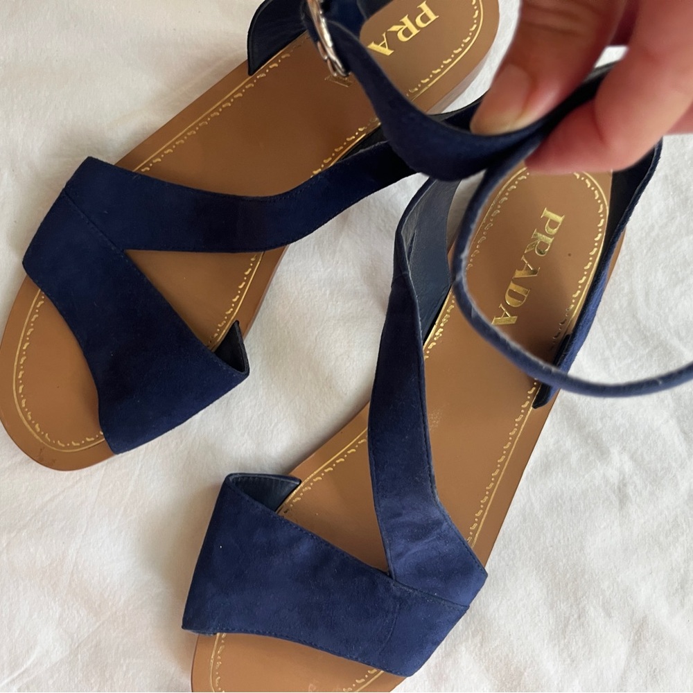 Prada Women's Deep Blue Sandals